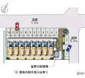 ★手数料０円★小松市今江町９丁目　月極駐車場（LP）